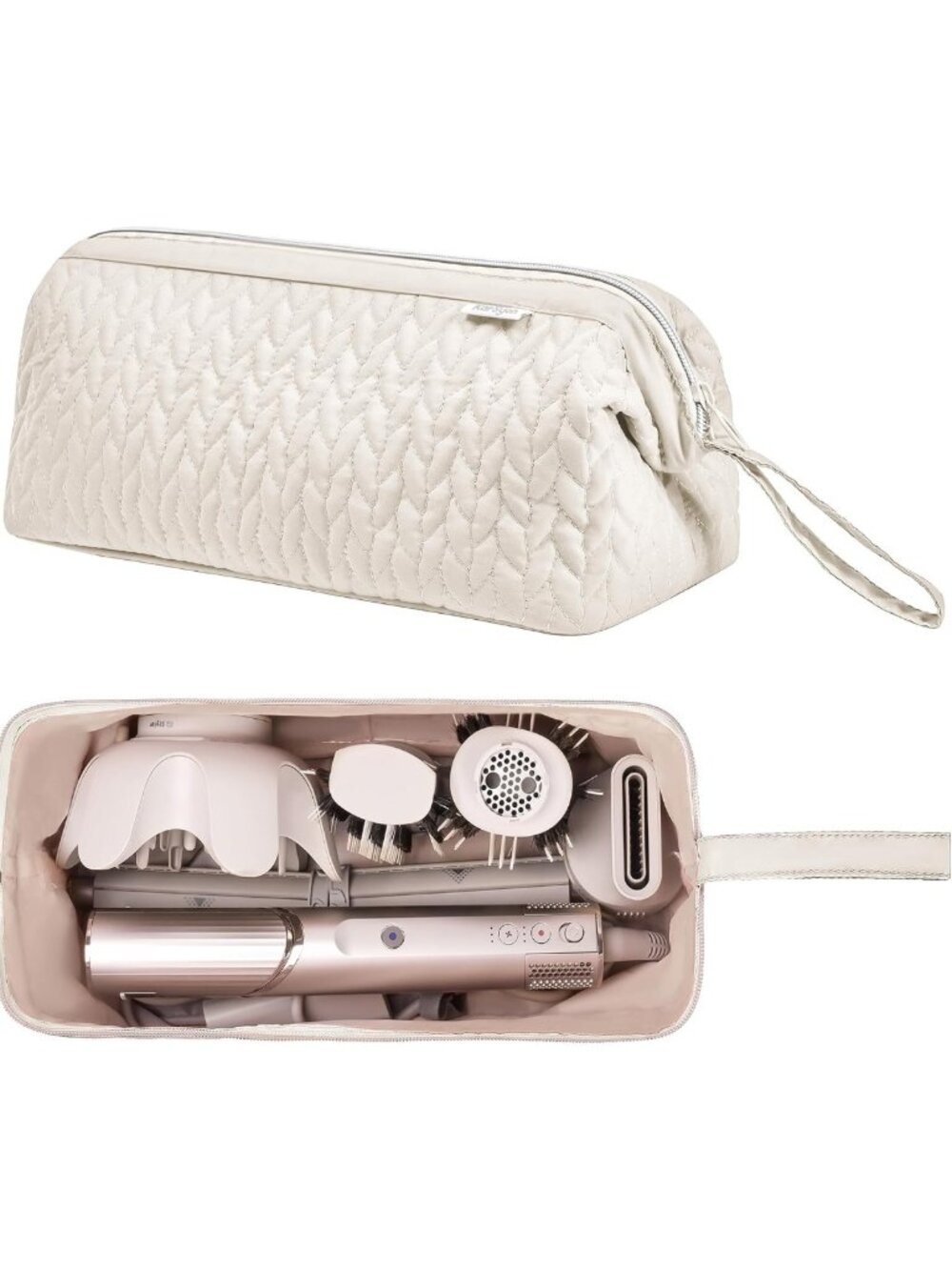 Versatile Travel Case for Dyson Airwrap Hair Dryer & Styling Tools - Compact